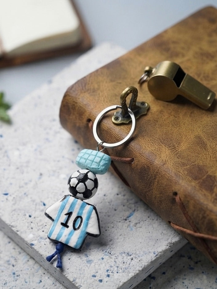 The Perfect Gift for Football Fanatics: Why Handmade Clay Keychains Score Big!