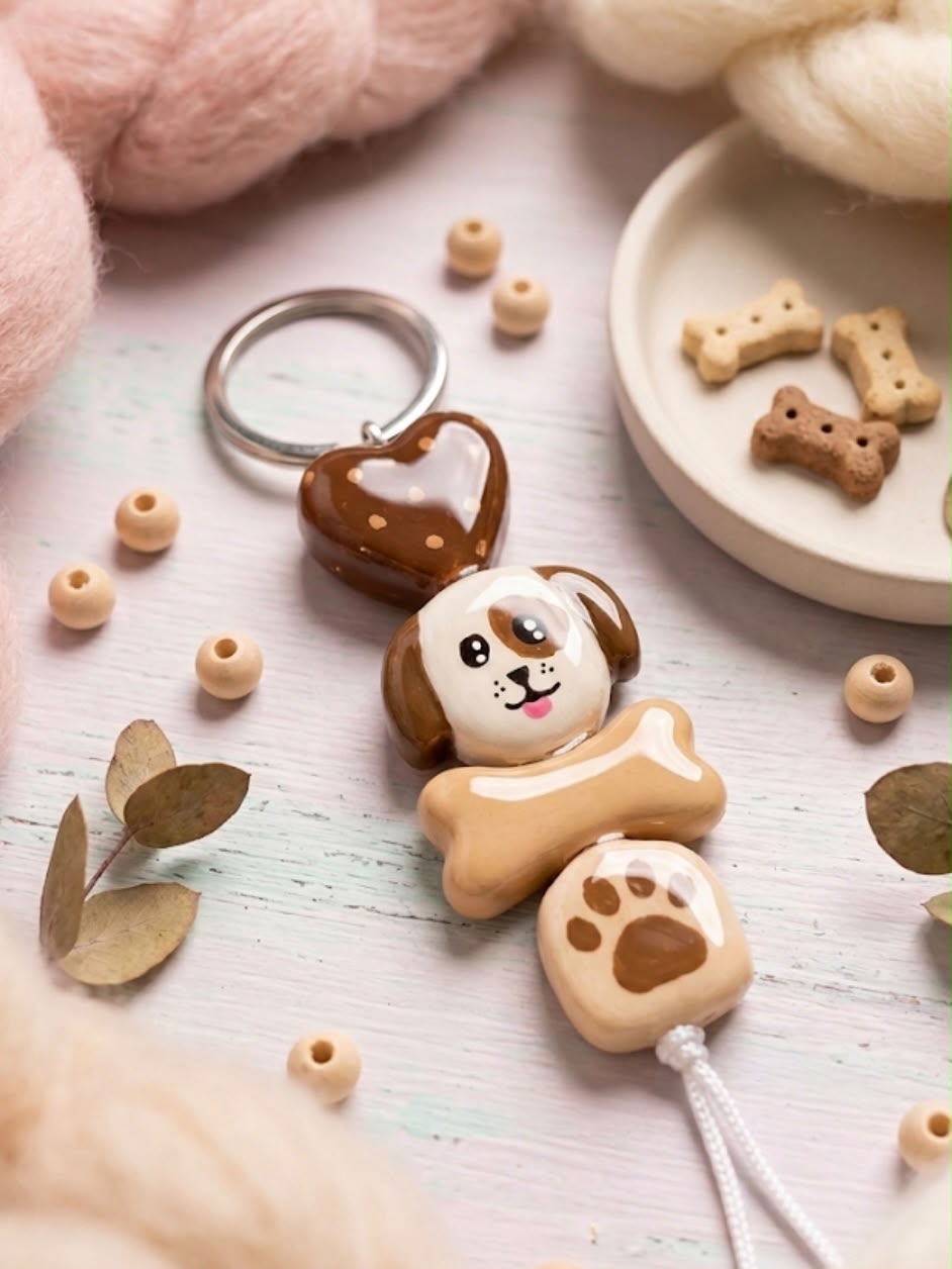 Customise Handmade Clay Keychains