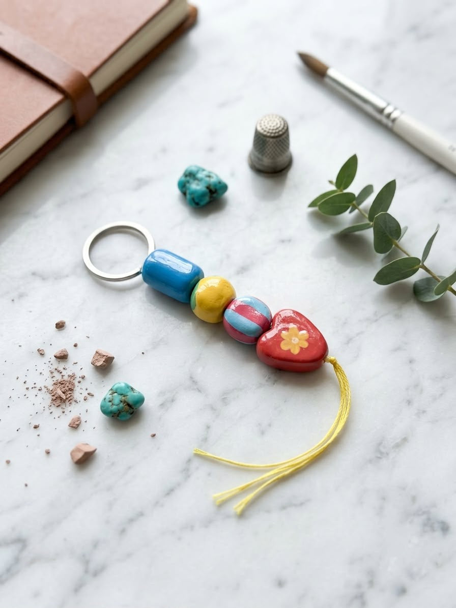 Aesthetic Resin Bag Clay Charms/ Keychain