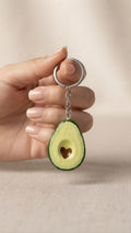 Artisan "Love You Avo-Lot" Clay Keyring | Cute Gift for Her